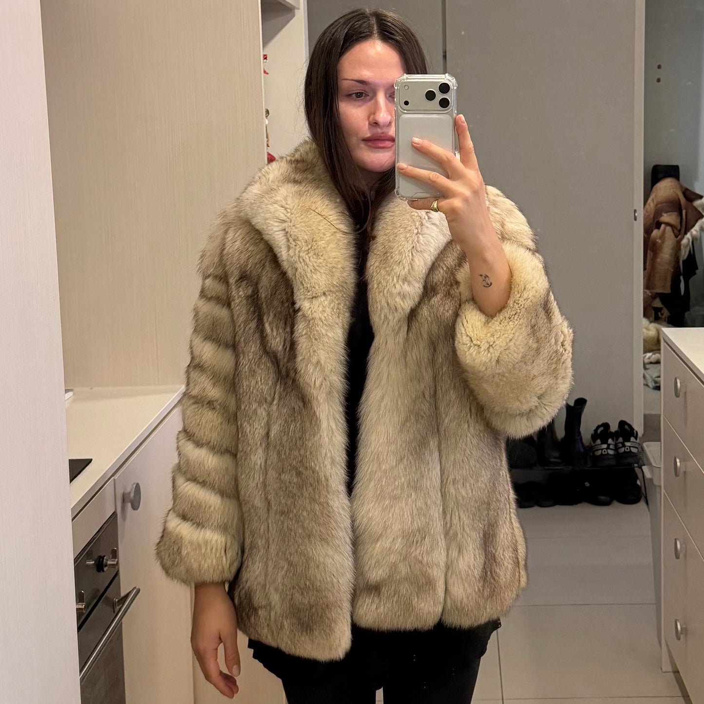 Vintage Fox Fur Coat
