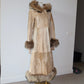 Trussardi AW2000 Cowhide and Fox Fur Coat