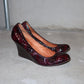 Lanvin Embossed Patent Wedges (40)