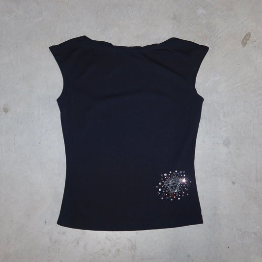 Versace Cap Sleeve Tee