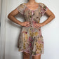 John Galliano Newspaper Print Babydoll Dress