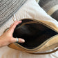 Prada Cowhide and Python Boston Bag