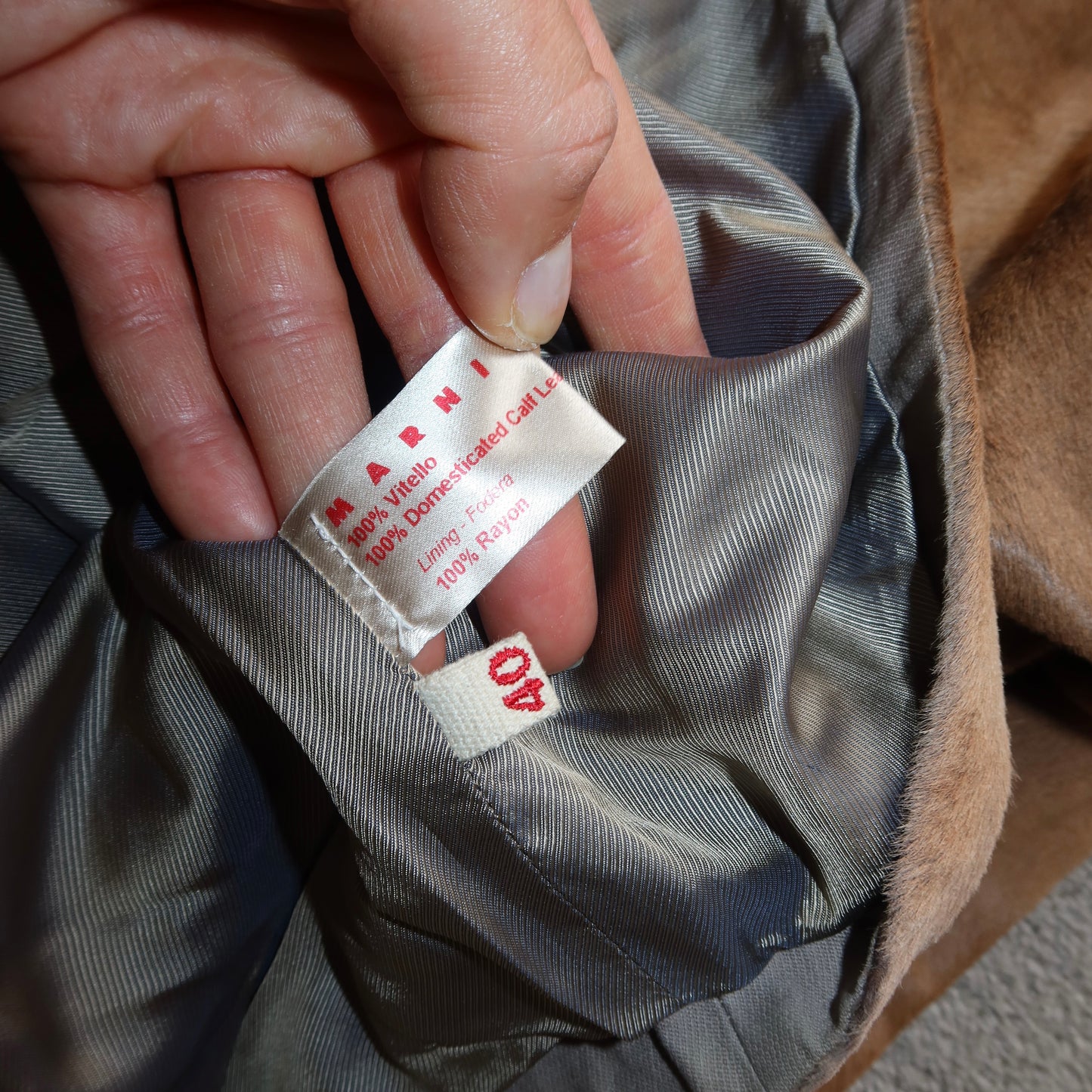 Marni Cowhide Jacket