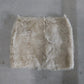 Vintage Shearling Mini Skirt