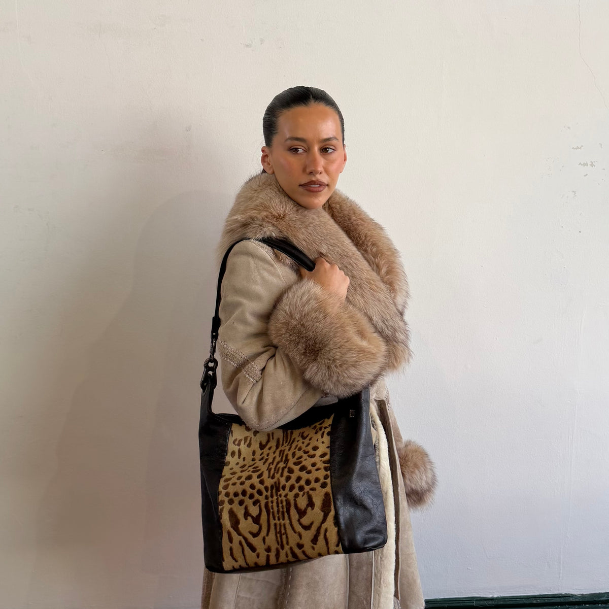 Vintage Shearling and Fur Coat