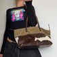 Miu Miu Cowhide and Corduroy Tote