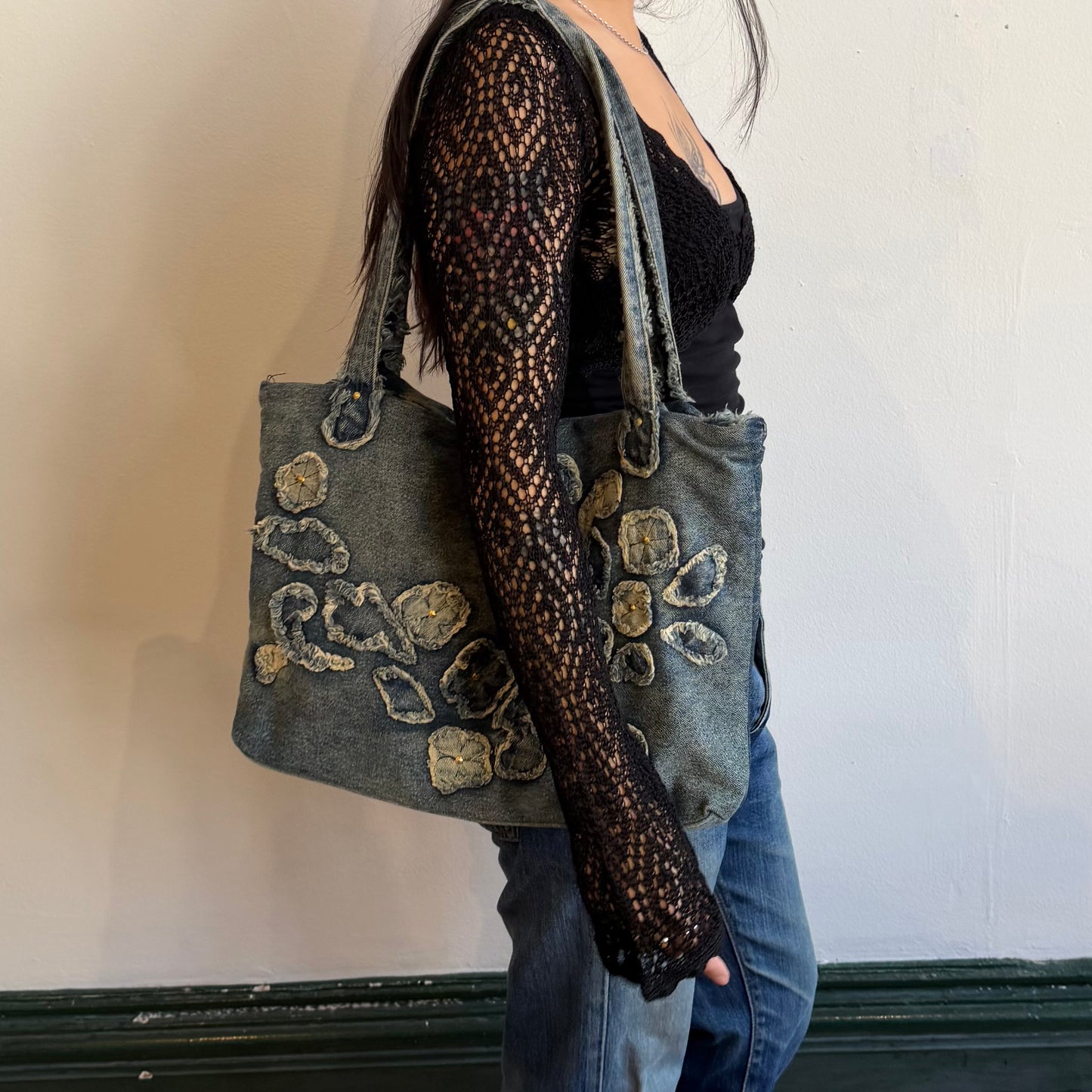 Moschino Denim Tote