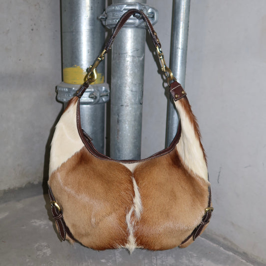 Vintage Real Gazelle Fur Tote