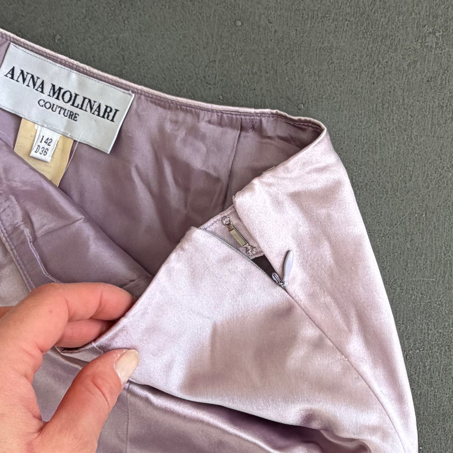 Anna Molinari Satin Skirt