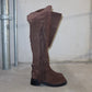 See By Chloé Joice Suede OTK Boots (37)