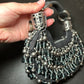 Chloe Black Beaded Bracelet Bag