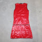 Plein Sud Sequin Basketball Mini Dress
