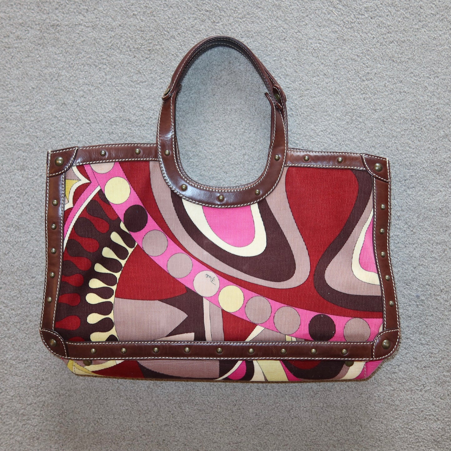 Emilio Pucci Corduroy Bag