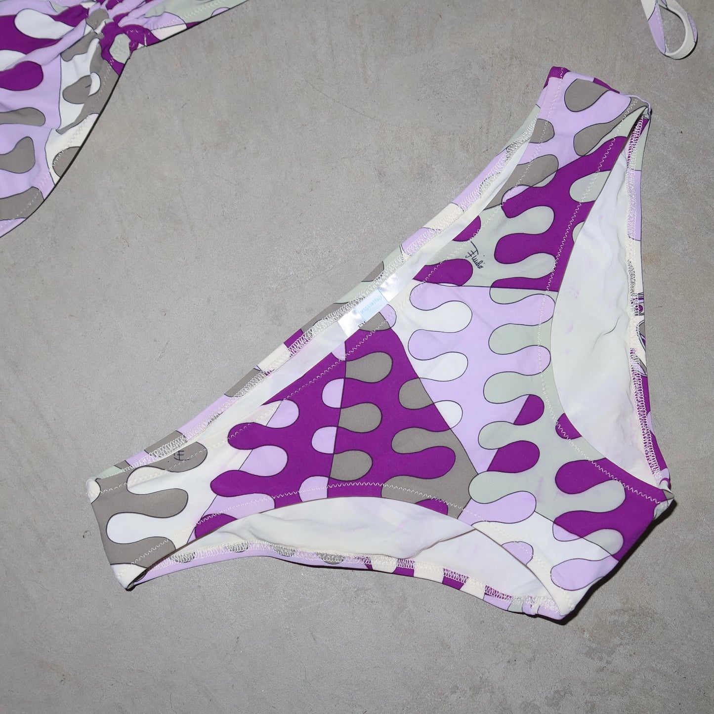 Emilio Pucci Purple Swirl Bikini