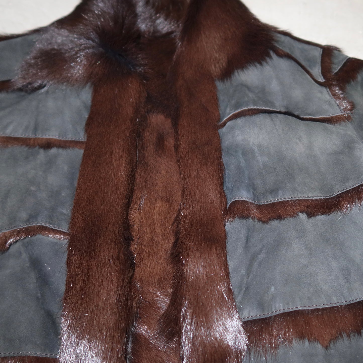 Trussardi Suede and Fur Jacket