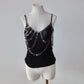 Jean Paul Gaultier Mother of Pearl Button Tank