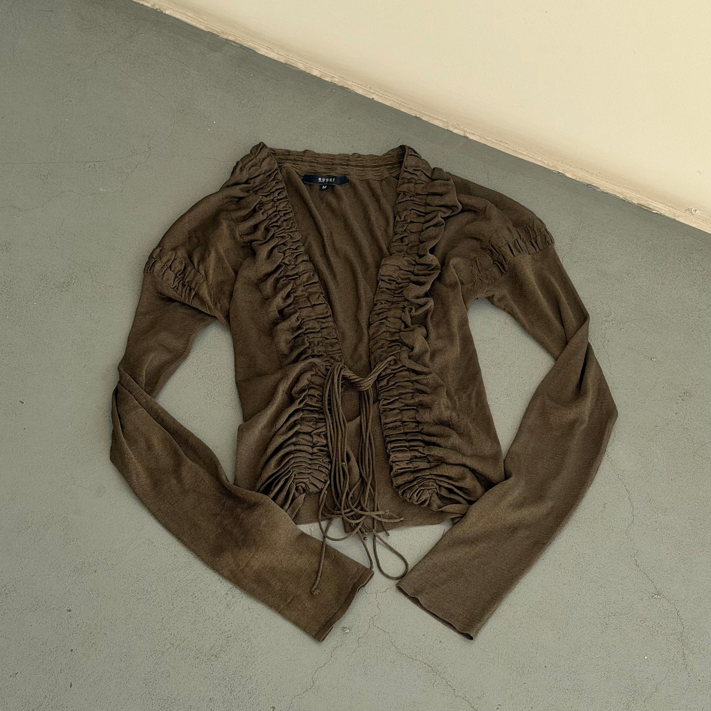 Gucci SS2003 Silk Knit Cardigan