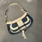 Dolce & Gabbana Denim Flap Front Shoulder Bag