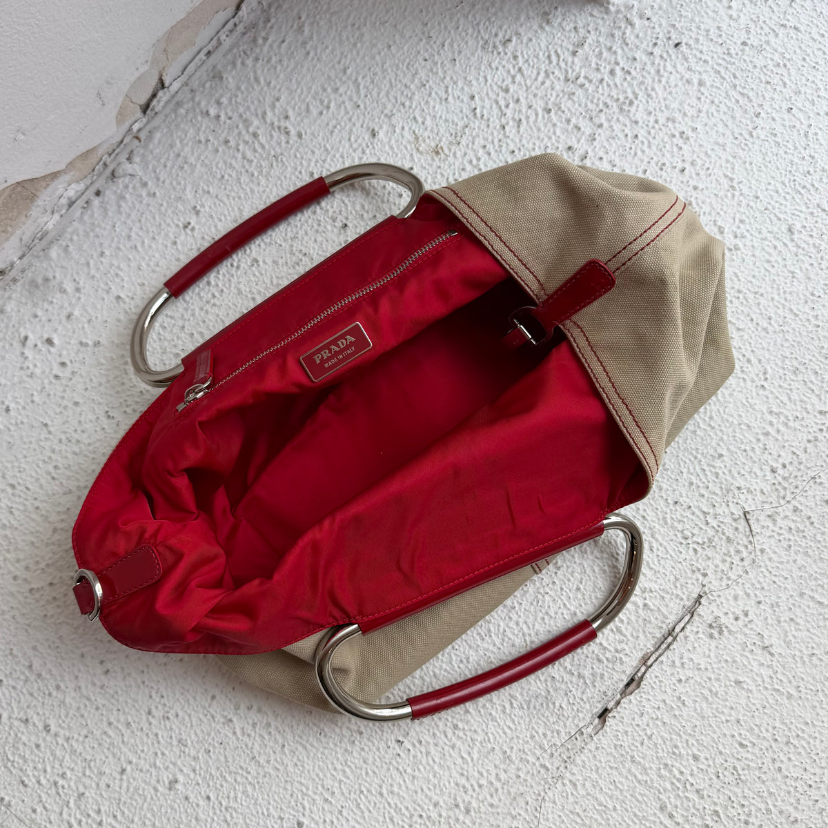 Prada SS2003 Ring Handle Bag