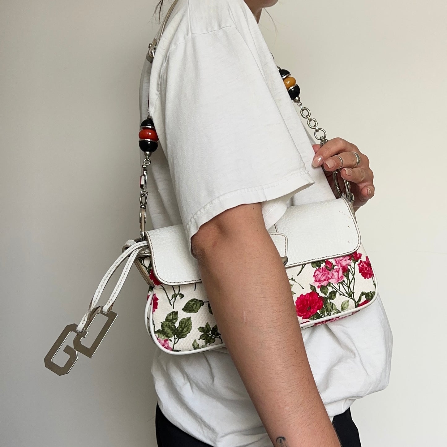 Dolce & Gabbana Floral Flap Front Bag