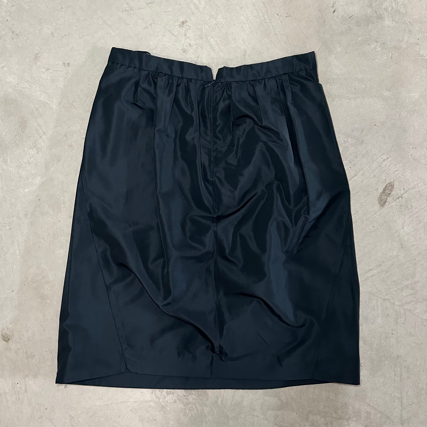 Miu Miu Navy Bow Skirt