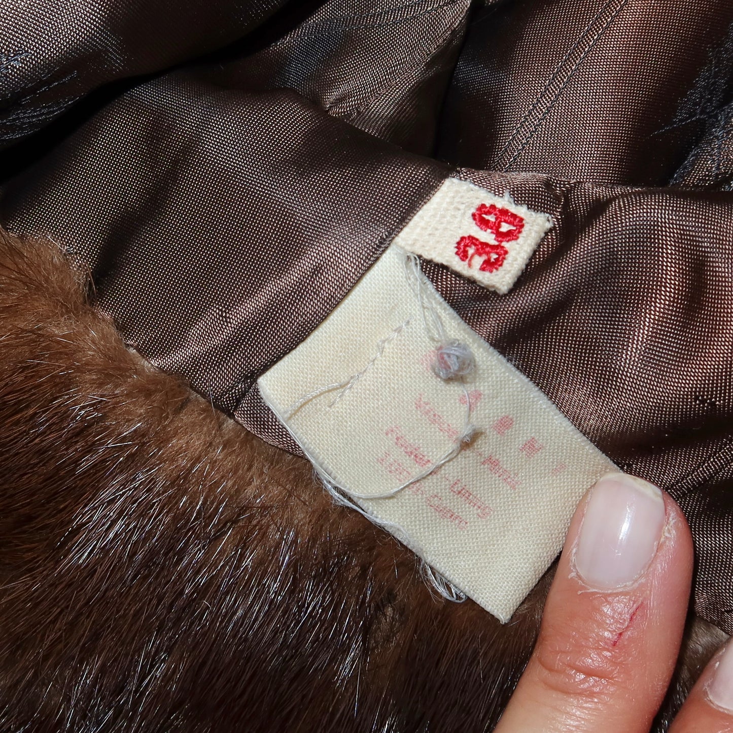 Marni Brown Mink Fur Coat