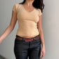 Fendi V Neck Tee