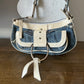 Dolce & Gabbana Denim Flap Front Shoulder Bag