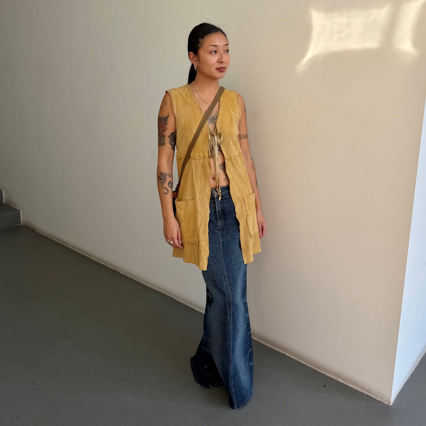 Just Cavalli Denim Maxi Skirt