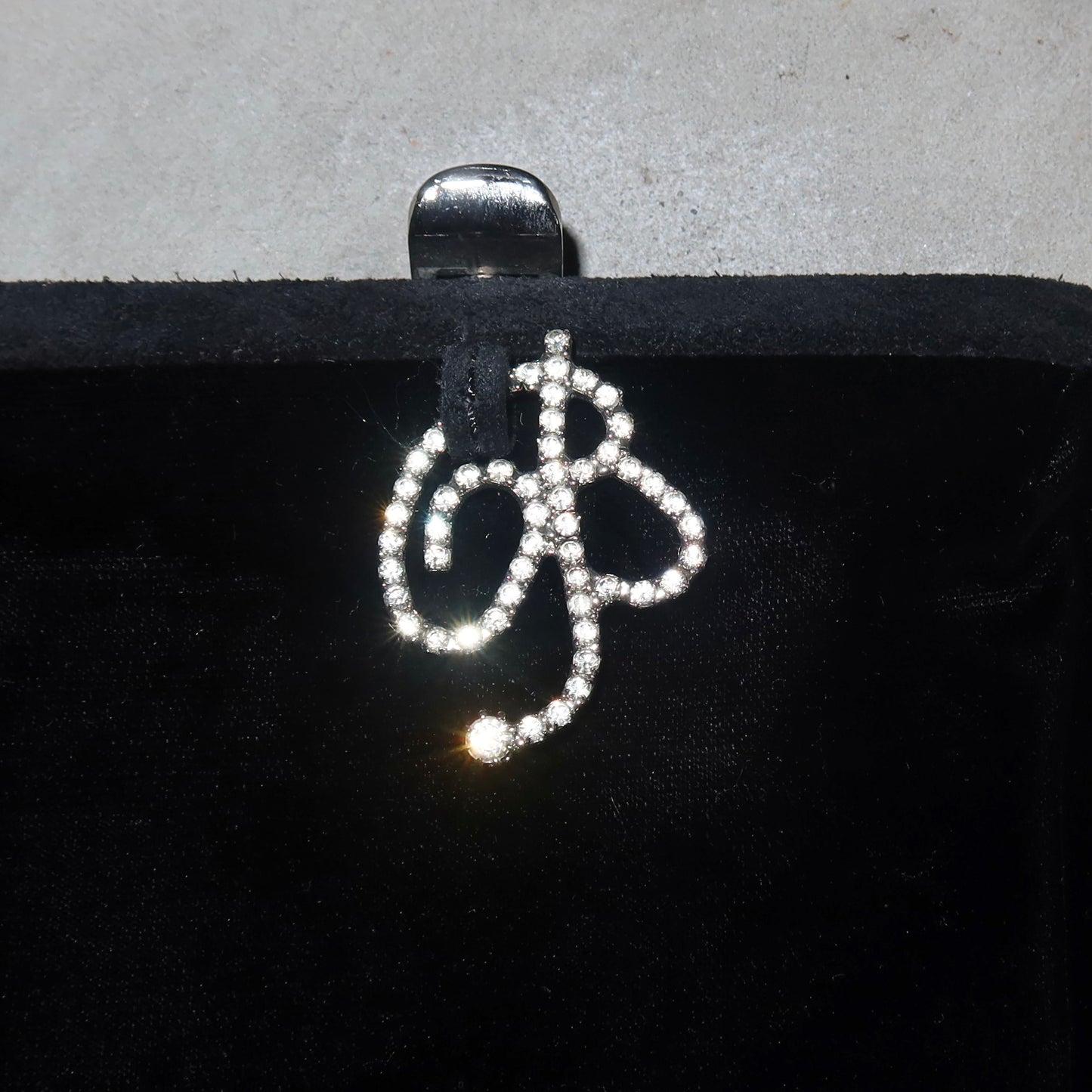Anna Molinari Velvet Mini Bag