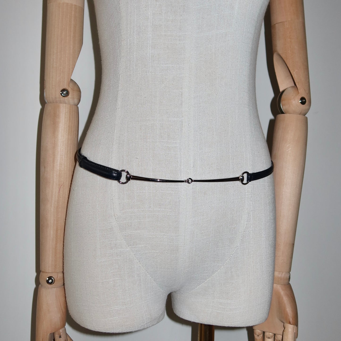 Gucci Black Horsebit Belt