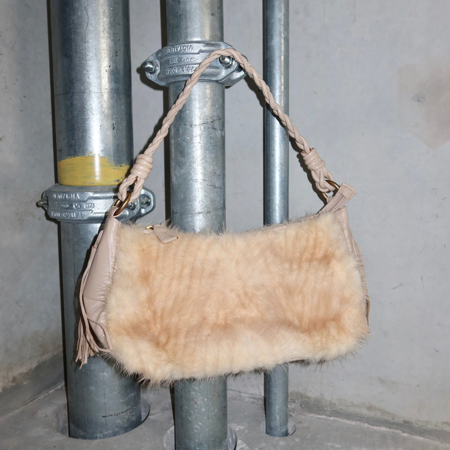 Paolo Masi Real Fur Bag
