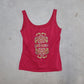 John Galliano Red Embroidered Tank
