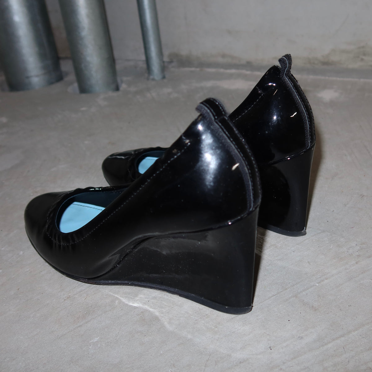 Lanvin Patent Wedges (39.5)