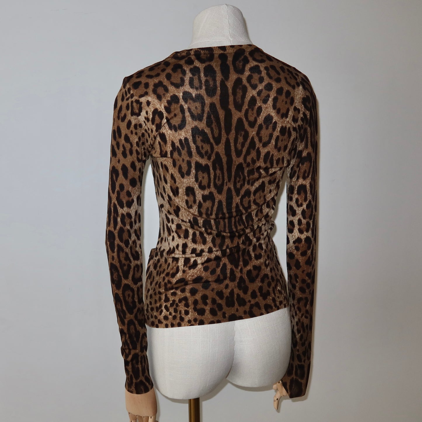 Dolce & Gabbana Leopard Print Cardigan