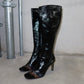 Emilio Pucci Patent Knee High Boots (39.5)