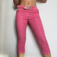 D&G Pink Capris with Belt