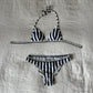 Dolce & Gabbana Navy Striped Bikini