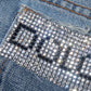 Dolce & Gabbana SS2003 Rhinestone Denim Mini