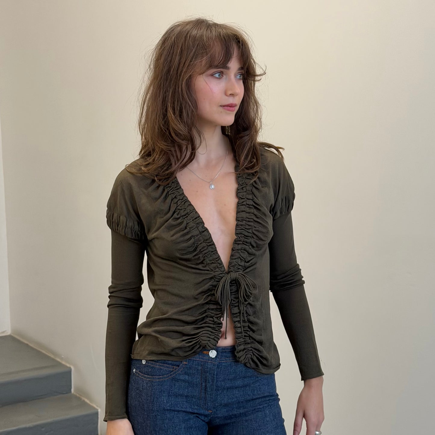 Gucci SS2003 Silk Knit Cardigan