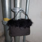 Moschino Feather Trim Bag