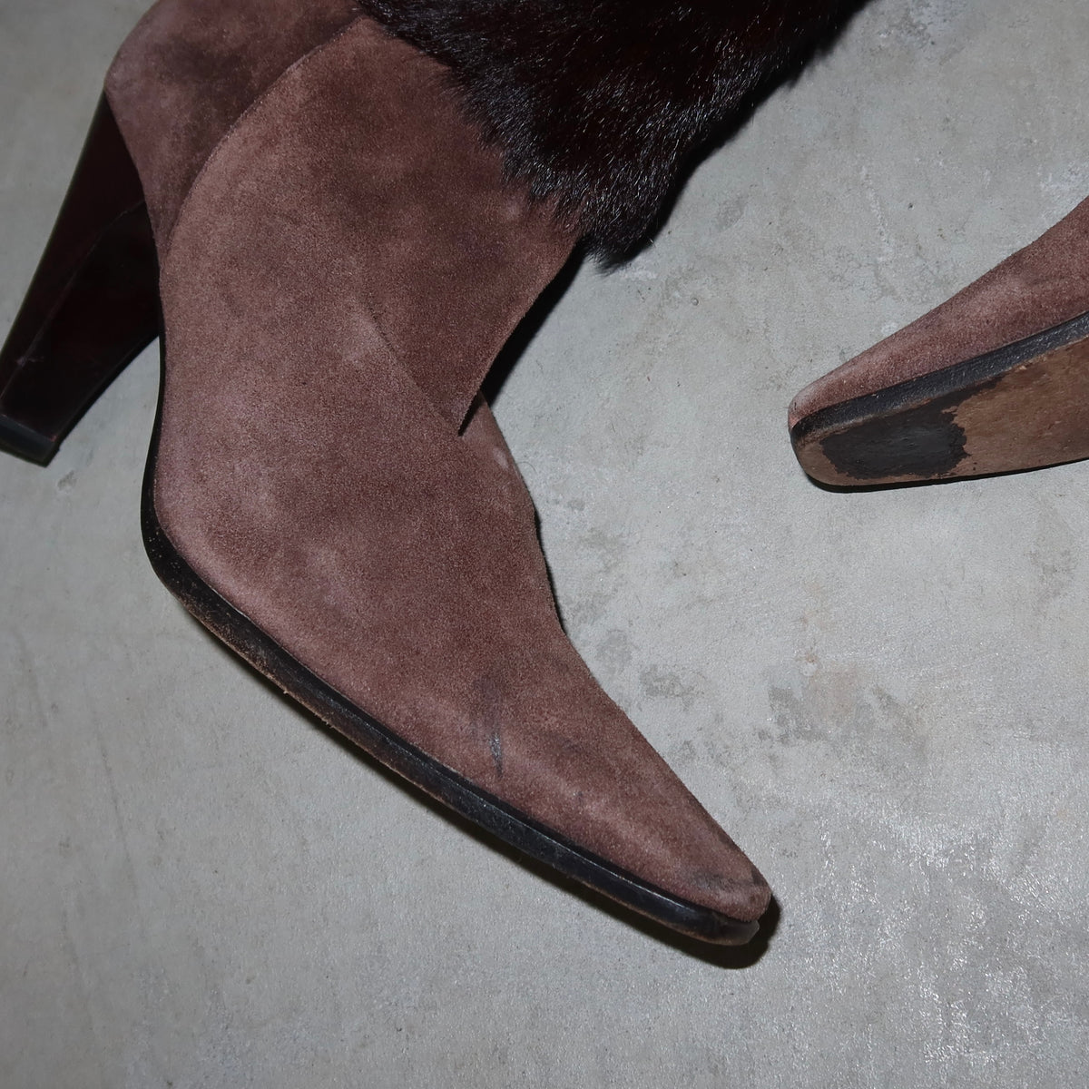 Prada Fur Boots (38)