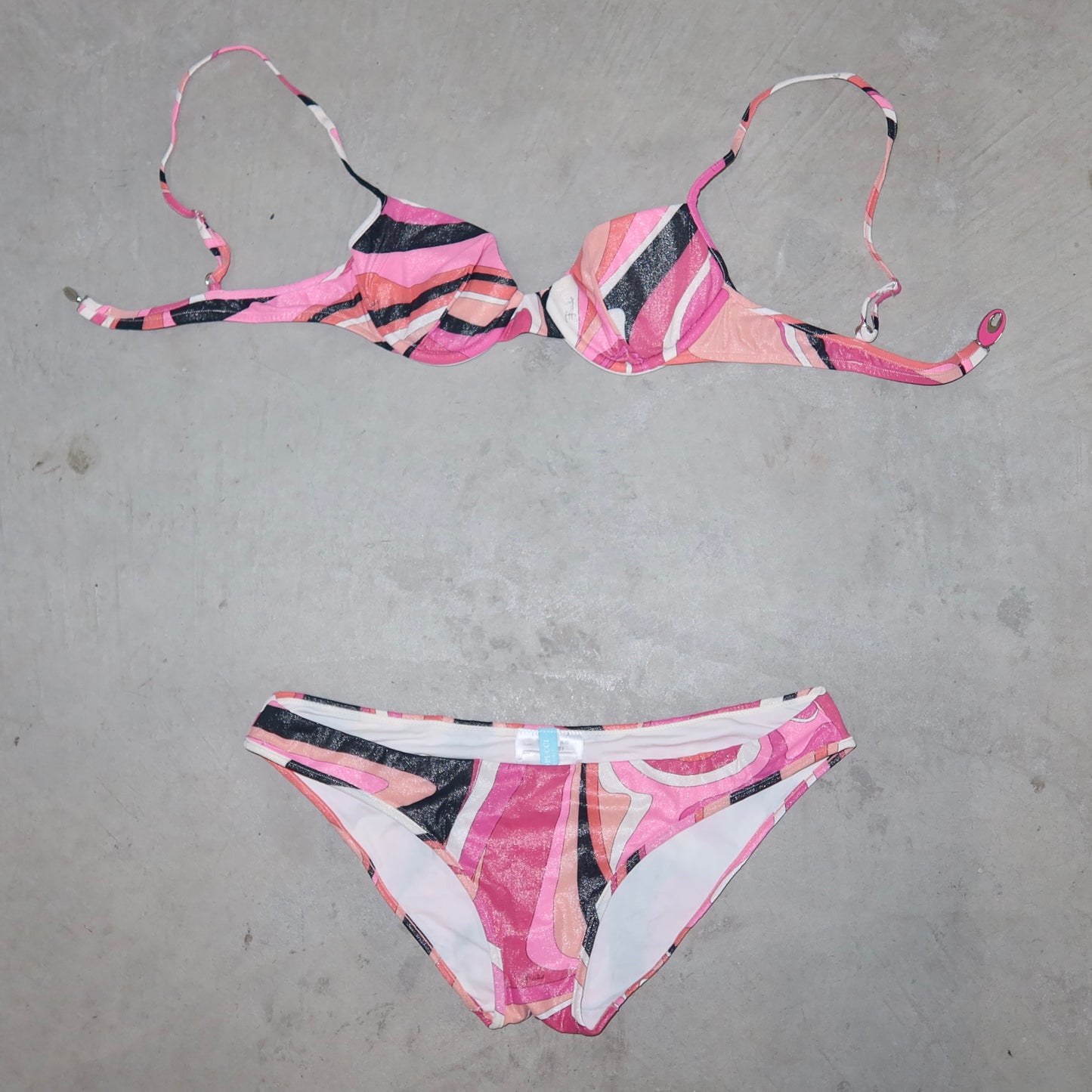 Emilio Pucci Glitter Printed Bikini