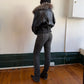 Vintage Leather and Fox Fur Bomber