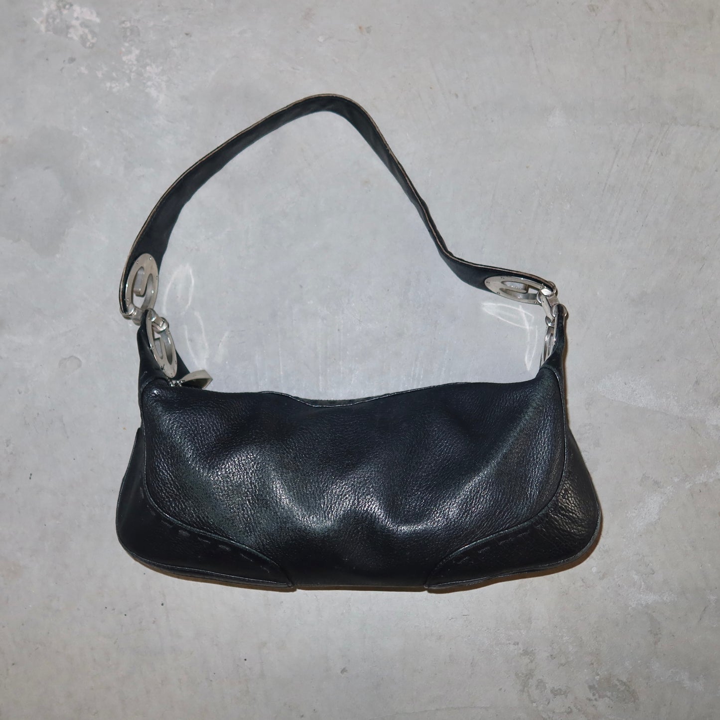 Escada Black Leather Bag