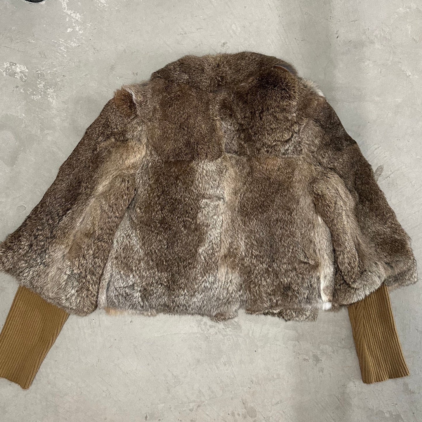 BCBG Max Azria Rabbit Fur Jacket