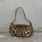 Anya Hindmarch Leopard Print Pony Hair Buckle Bag