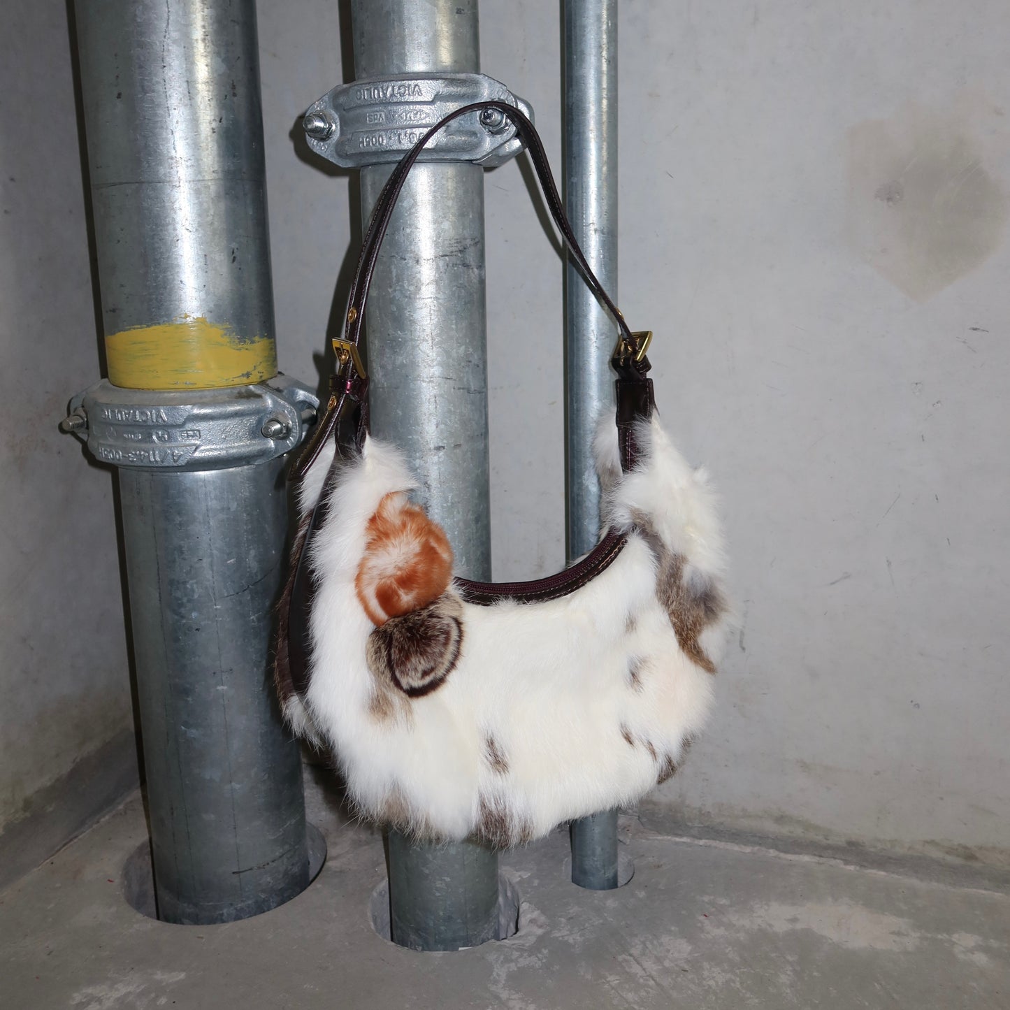 Vintage Rabbit Fur Bag