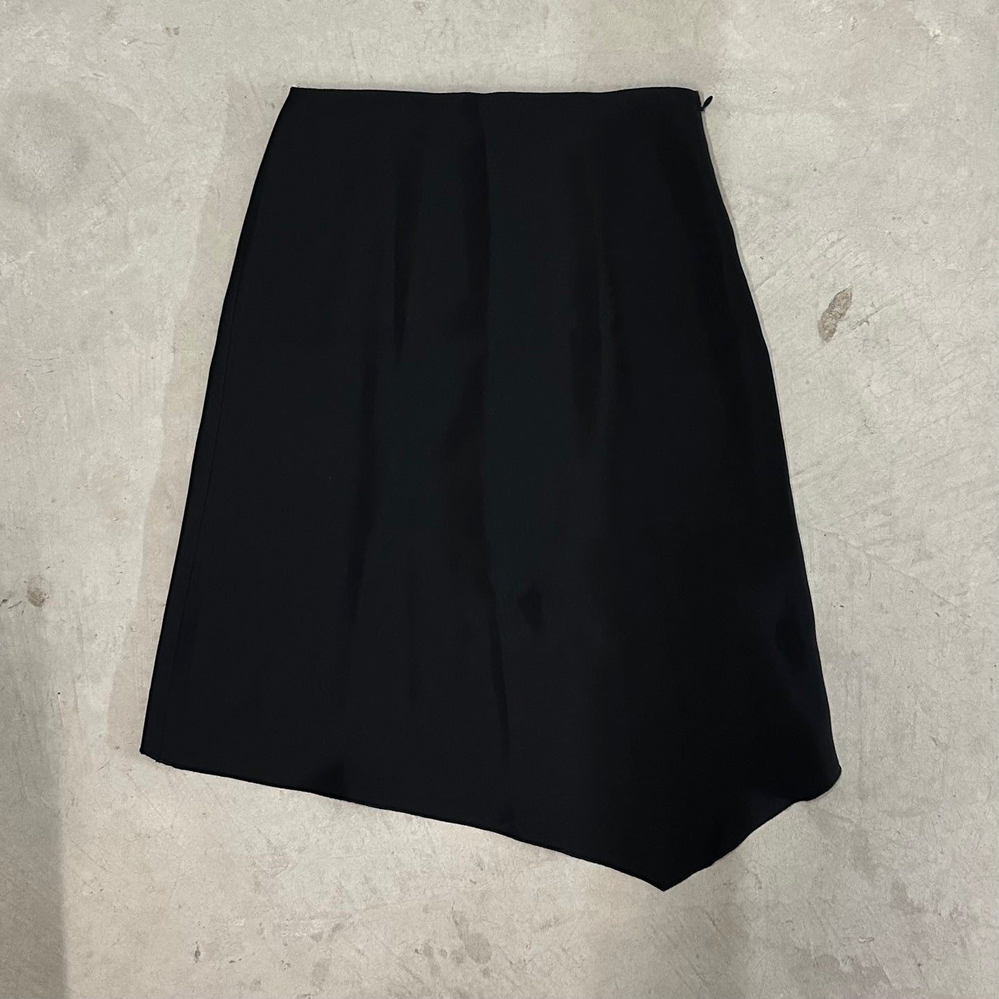 Blumarine Black Asymmetric Hem Skirt