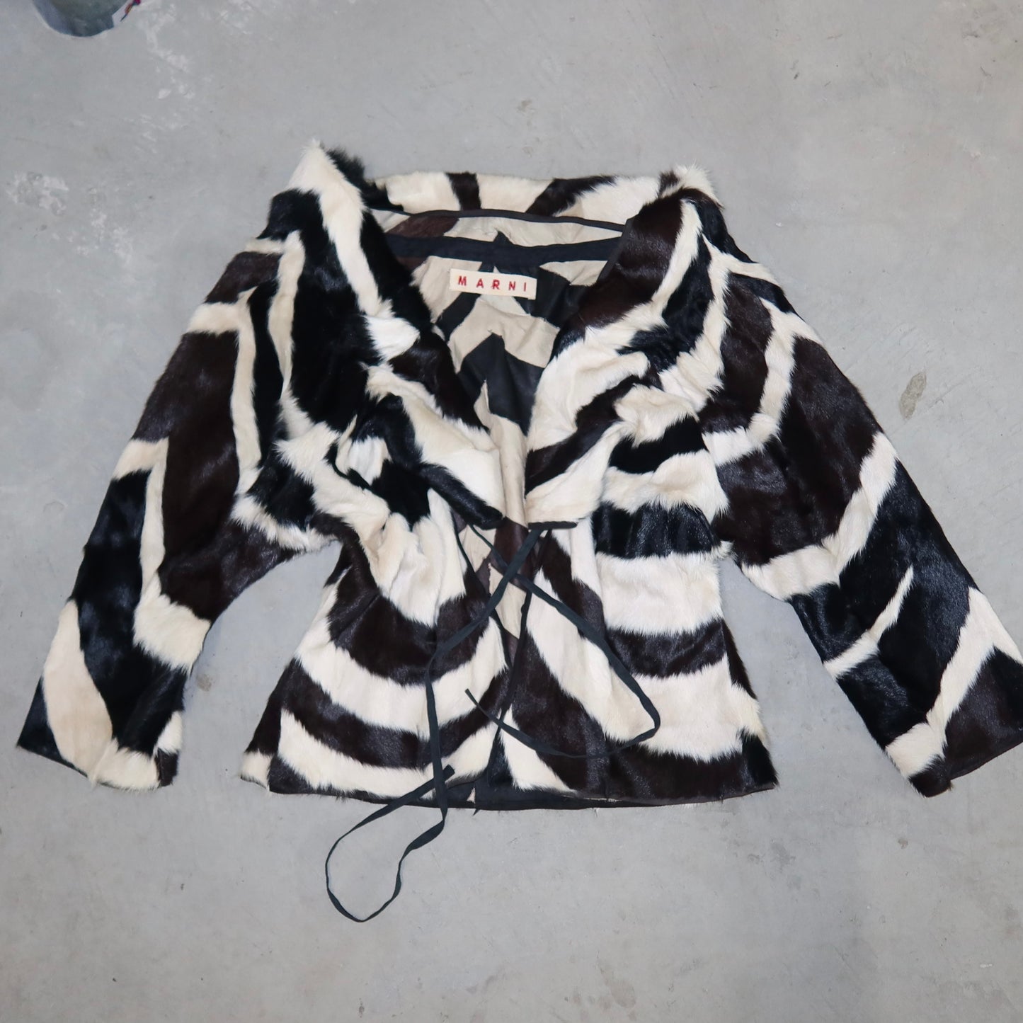 Marni AW2003 Goat Hide Coat